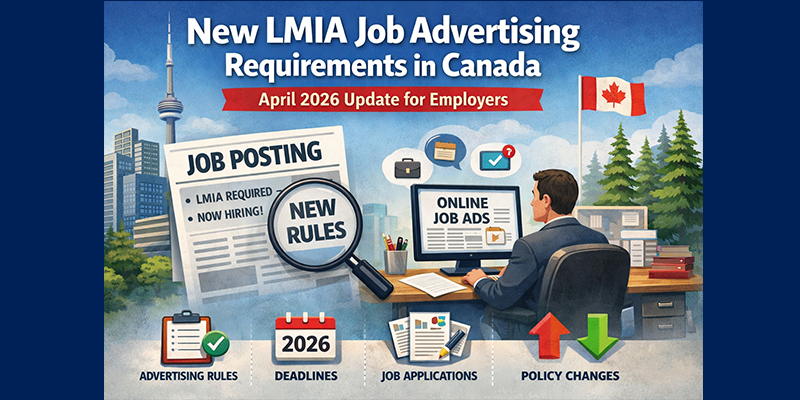 Canadian employers advertising jobs under updated LMIA requirements April 2026 to hire Canadian youth, students, and entry-level workers